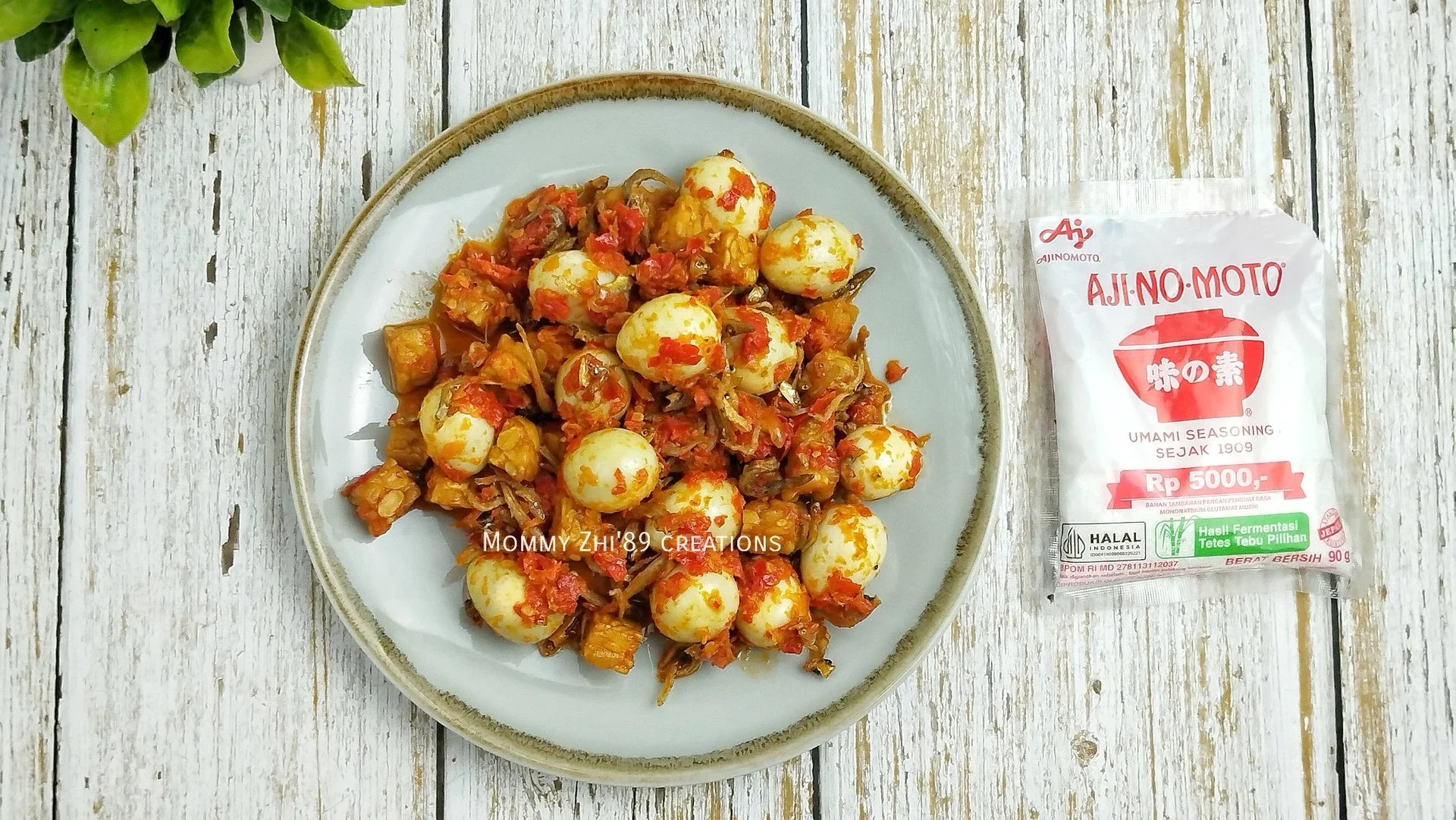 Balado Teri Tempe Telur Puyuh
