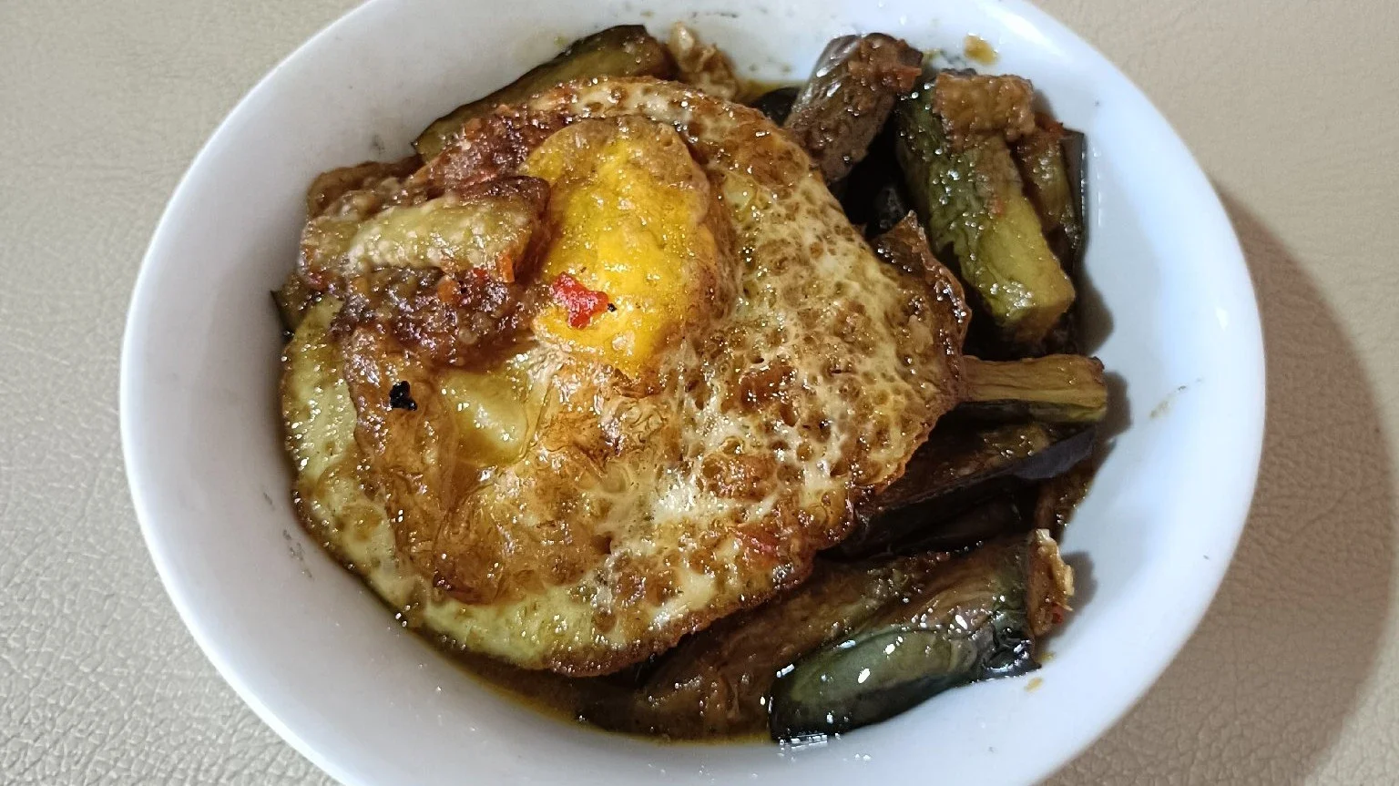 Balado terong telor 