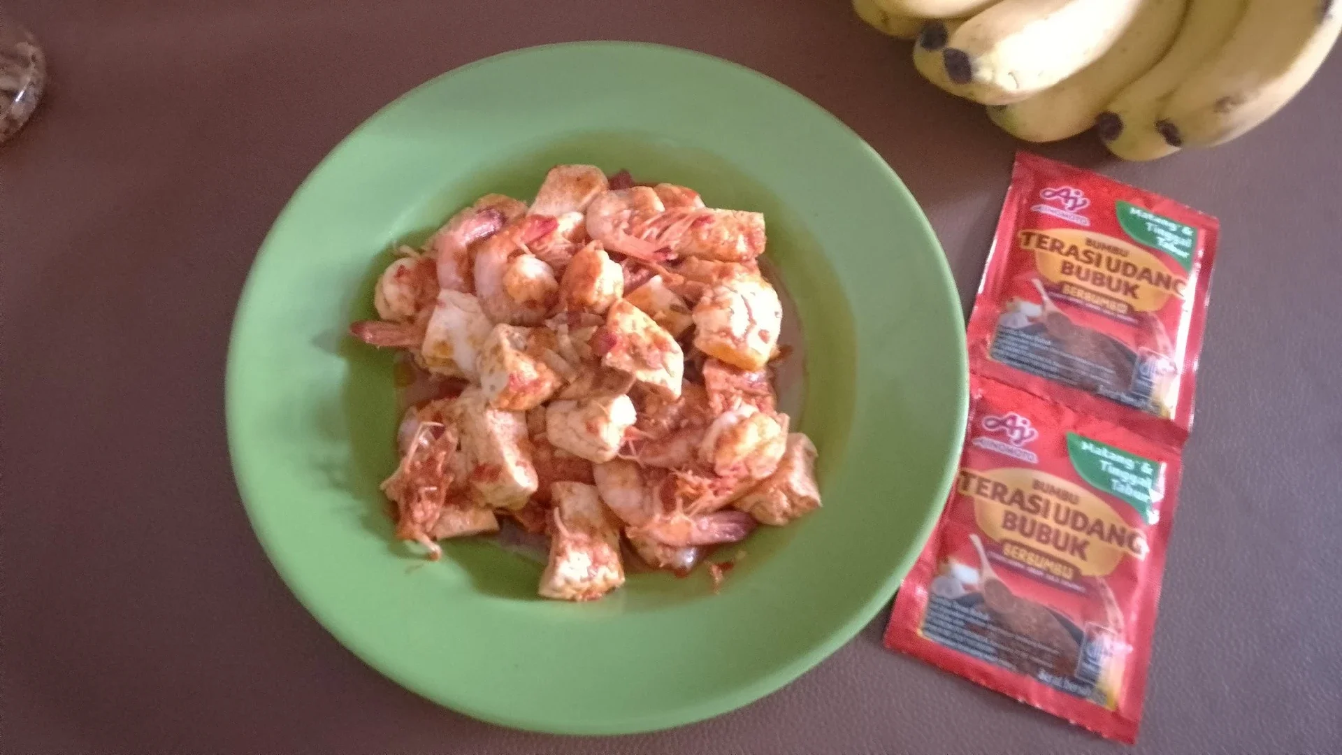 Balado udang tahu Terasi 