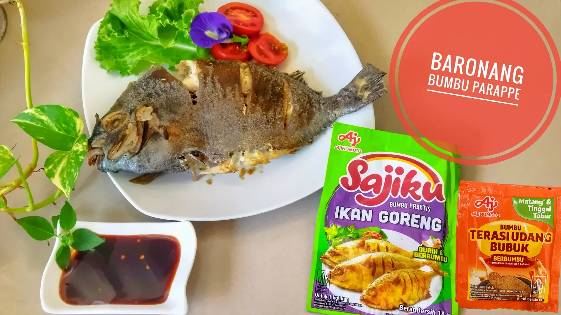Baronang bumbu Parappe 