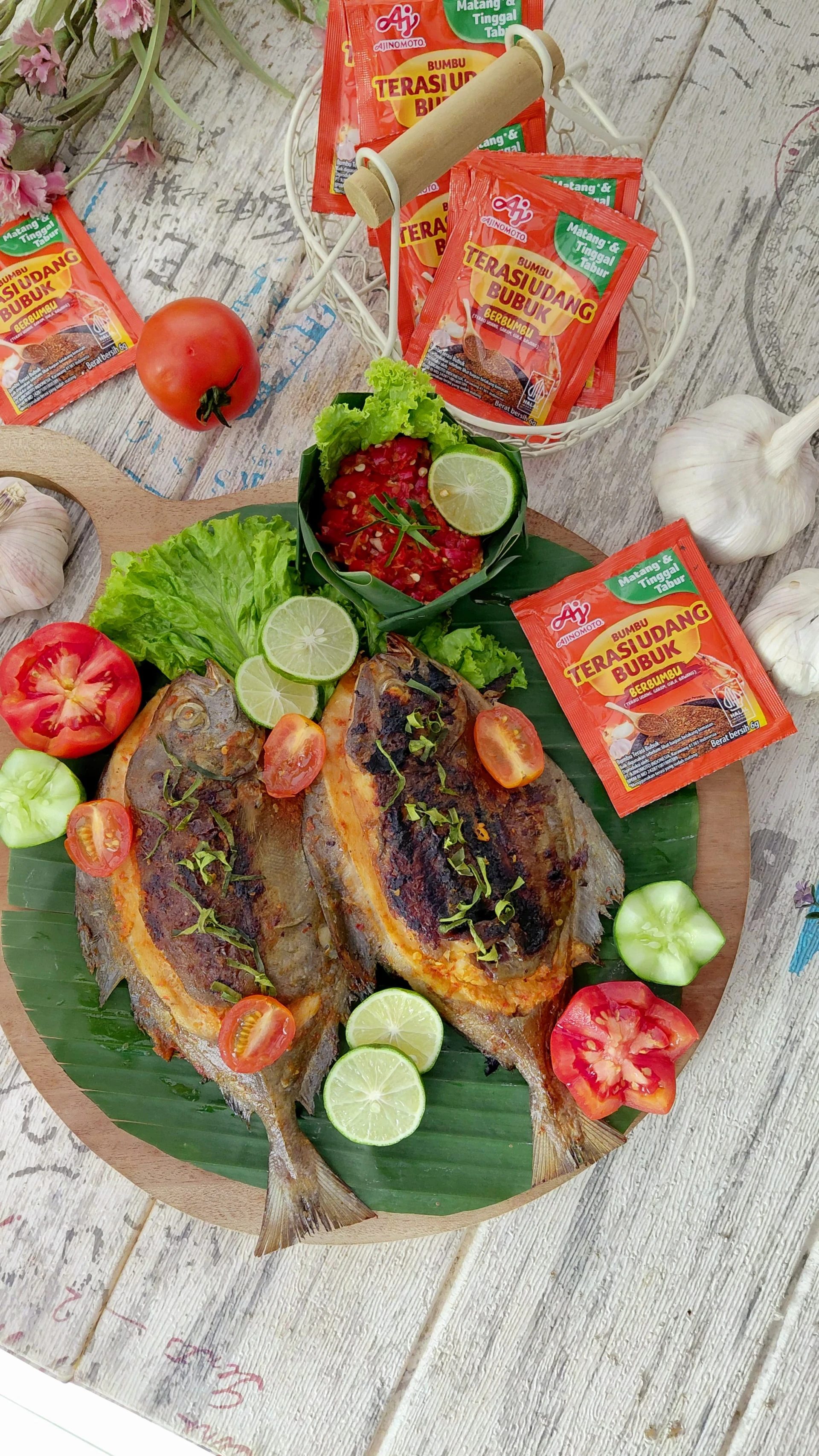 Bawal Bakar Sambal Terasi
