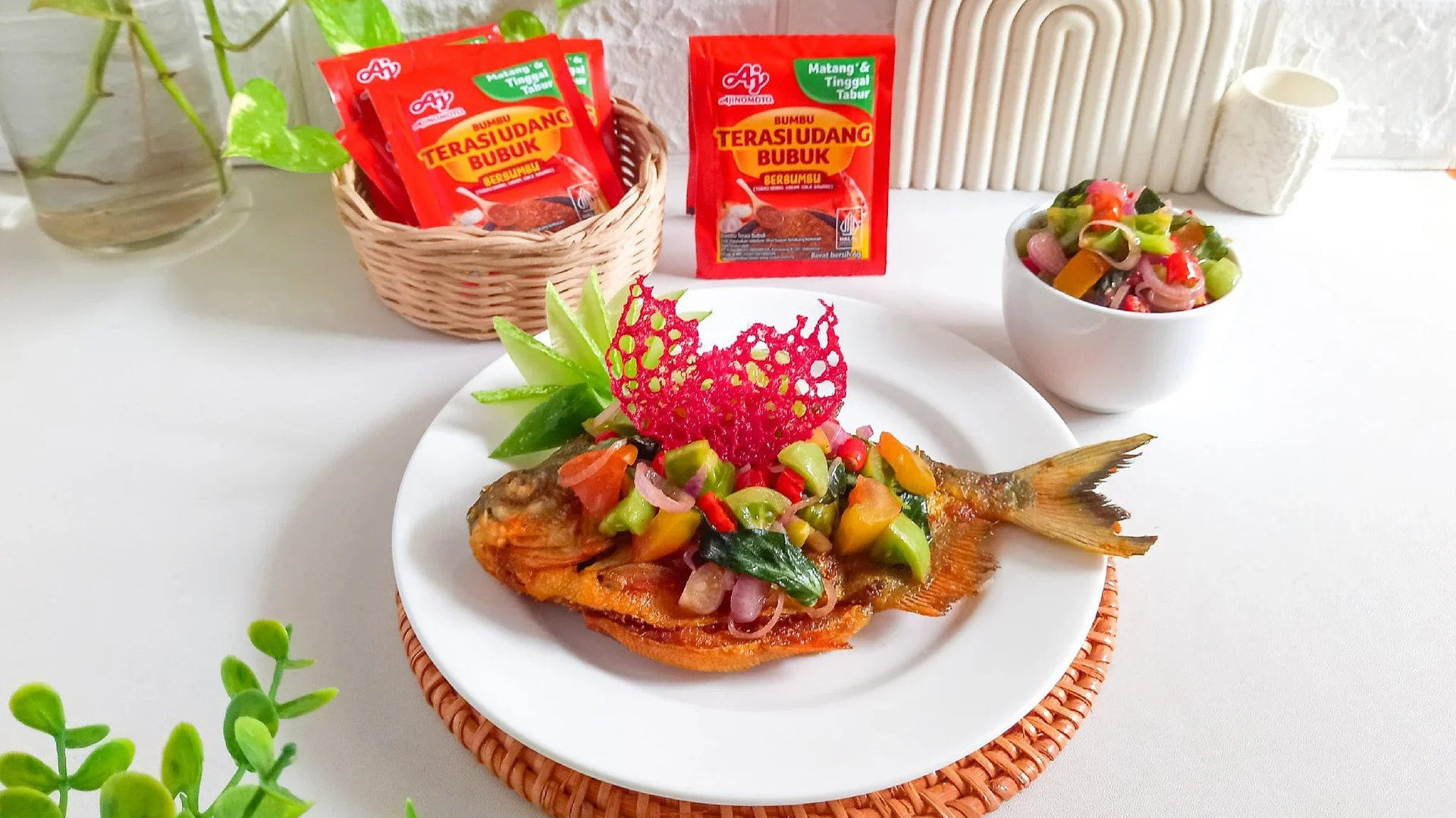Bawal Goreng Sambal Dabu-dabu