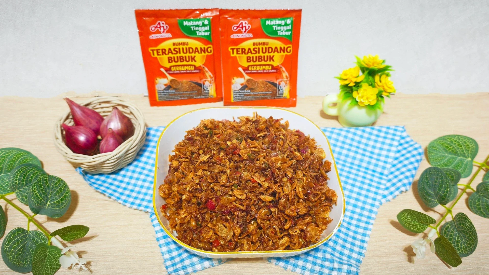 Bawang Goreng Terasi Pedas 