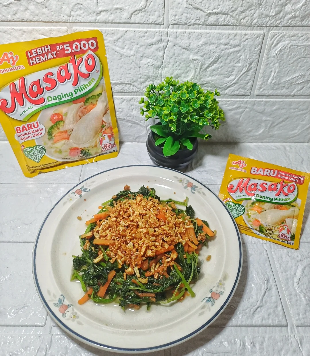 Bayam Bawang Putih