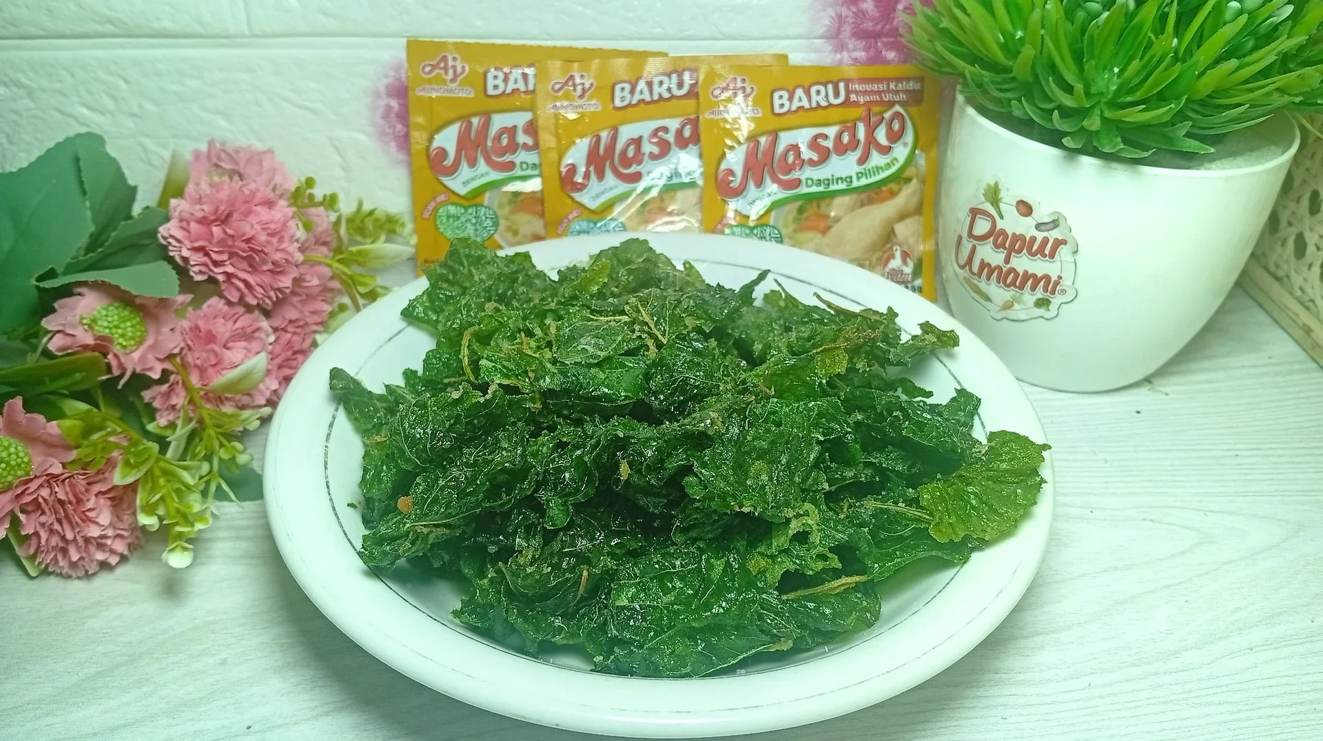 Bayam Goreng Crispy ala Masako