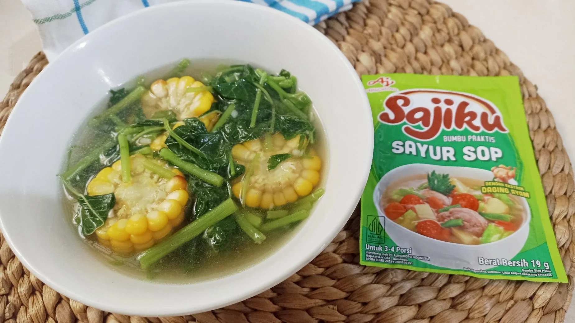 Bayam Kuah Jagung