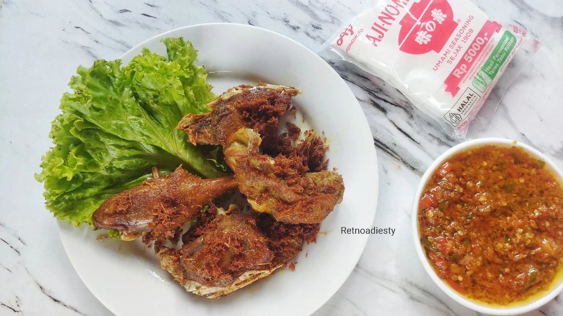Bebek Goreng Sambal Korek 