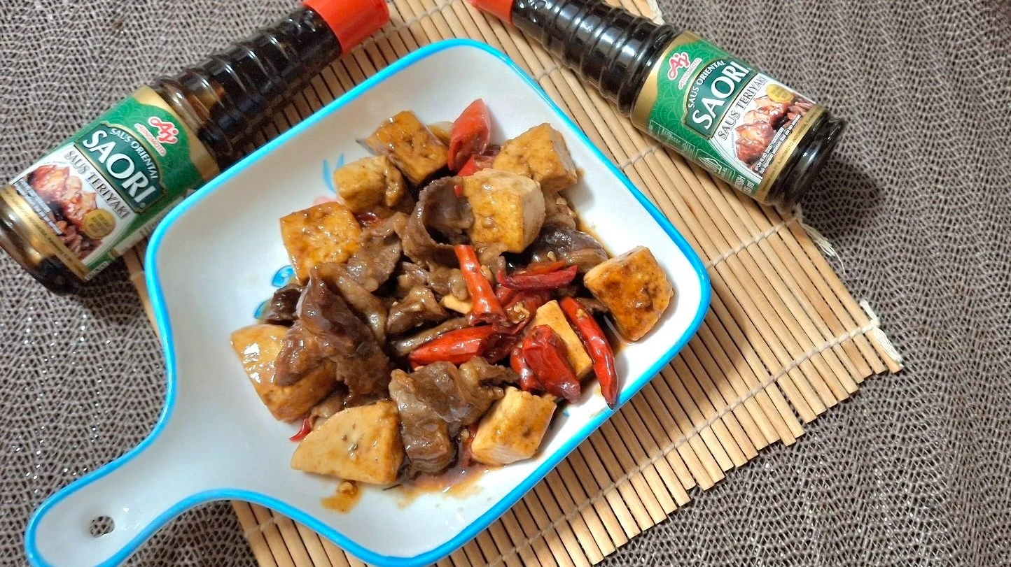 Beef Tahu Teriyaki