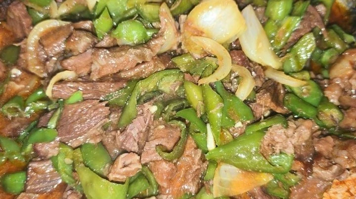 Beef Teriyaki Cabai Hijau ala Saori® Saus Teriyaki