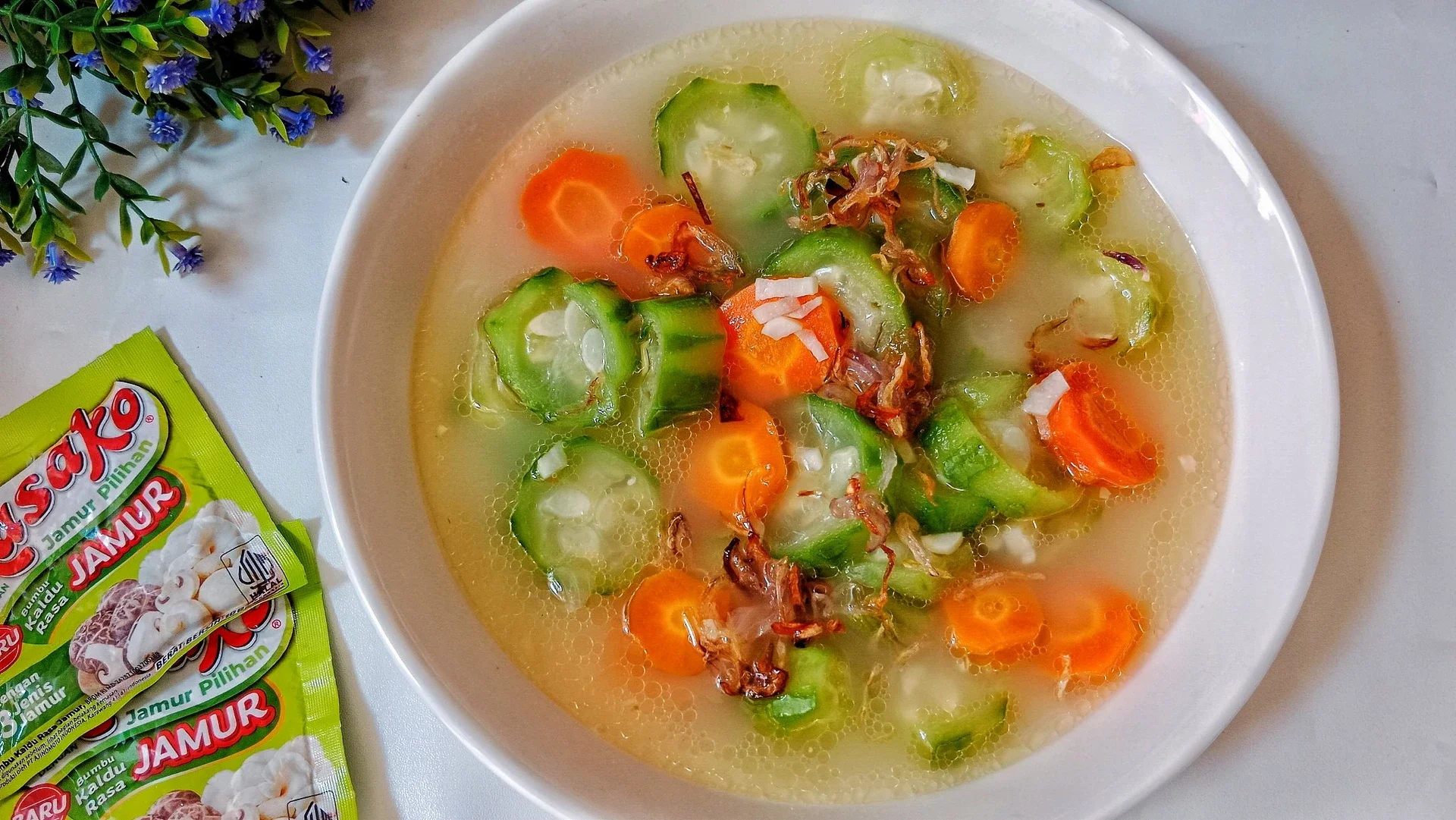 Bening Gambas Wortel Ala Masako Jamur