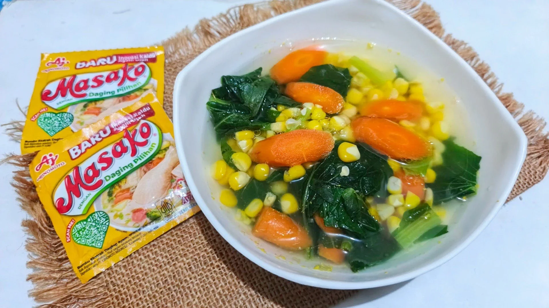 Bening Sawi Hijau Jagung Wortel 