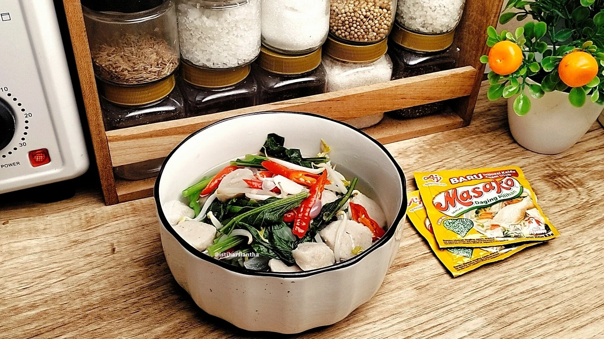 Bening Sawi Hijau Tauge Bakso ala MASAKO®