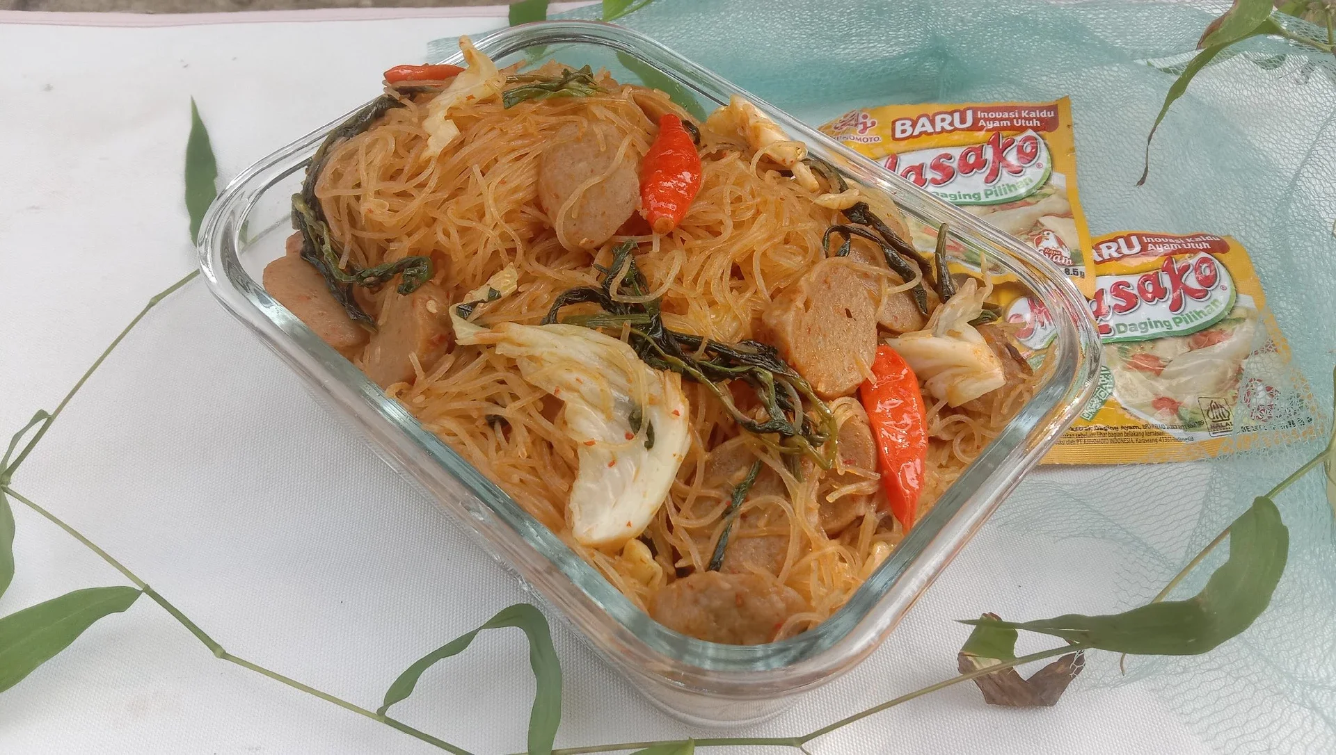 Bihun Bakso Kangkung ala Masako®
