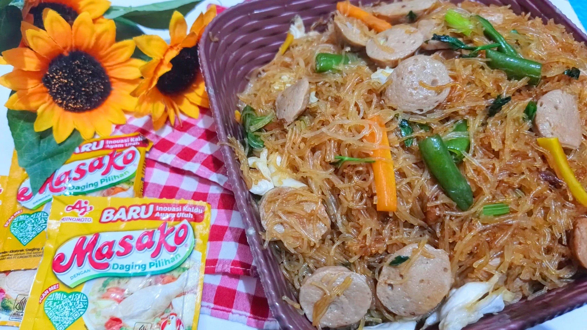Bihun goreng ala masako