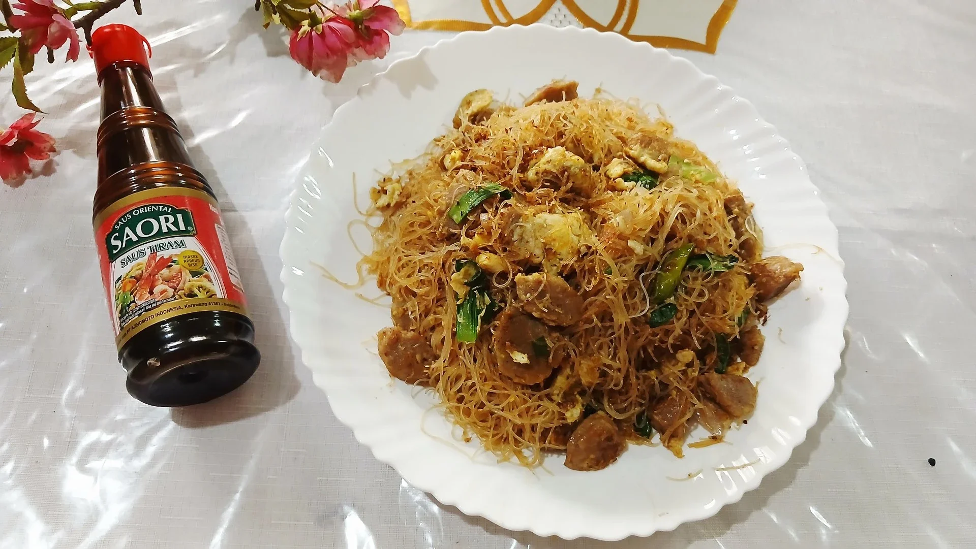 Bihun Goreng Bakso  Kampung