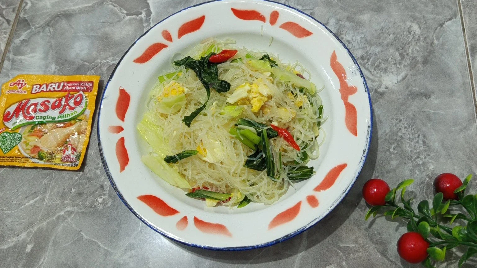 bihun goreng putih