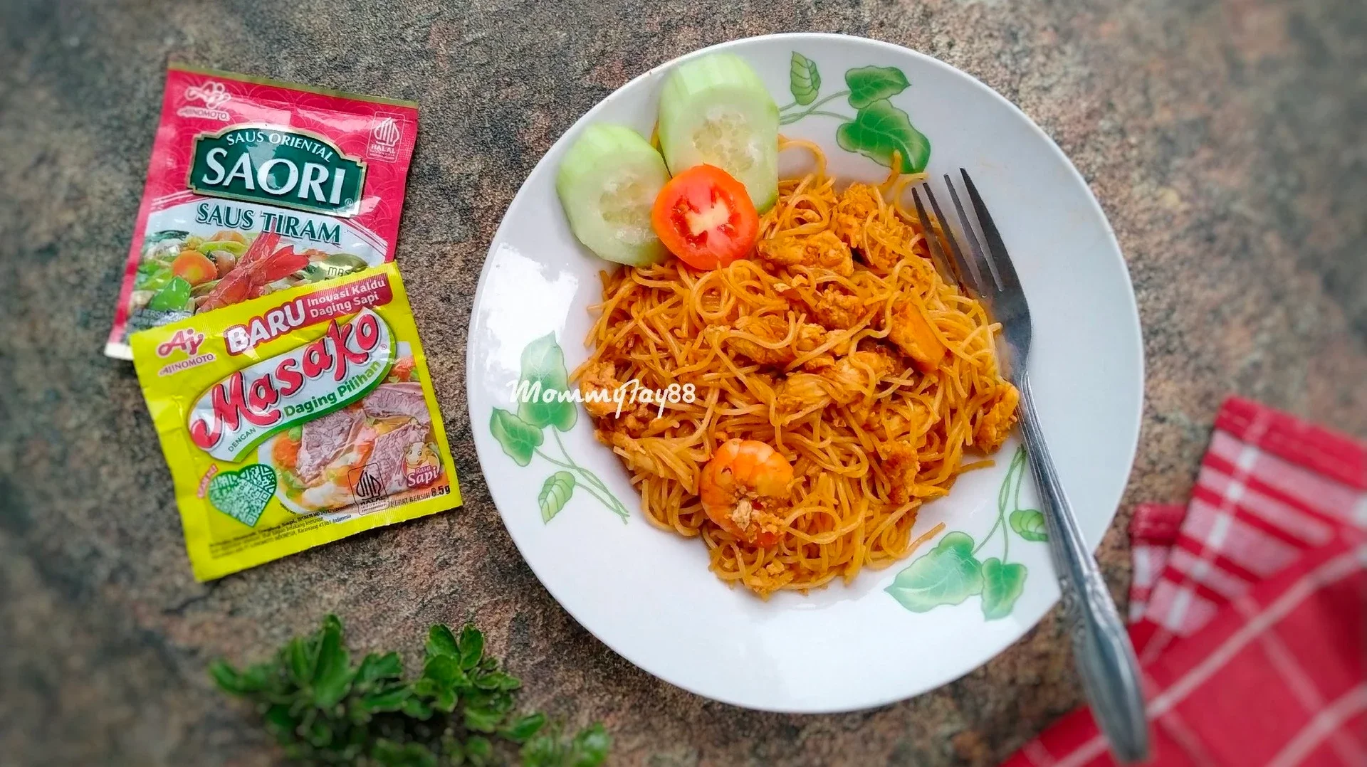 Bihun Goreng Udang Saori #MasakanPenuhCinta