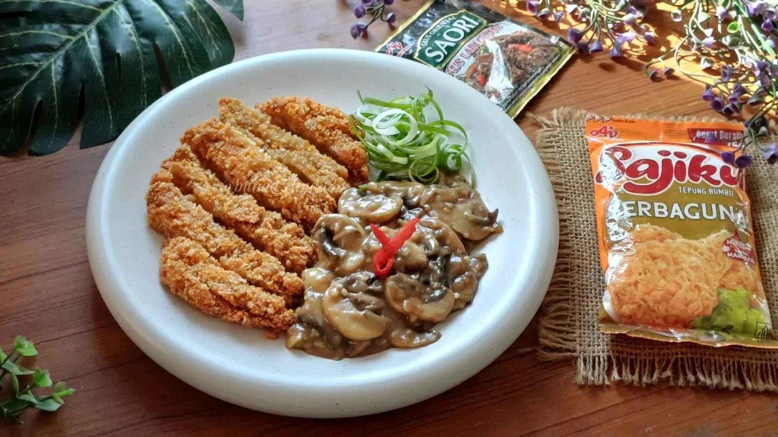 Blackpepper Mushroom Katsu #KreasiSerbaJamur