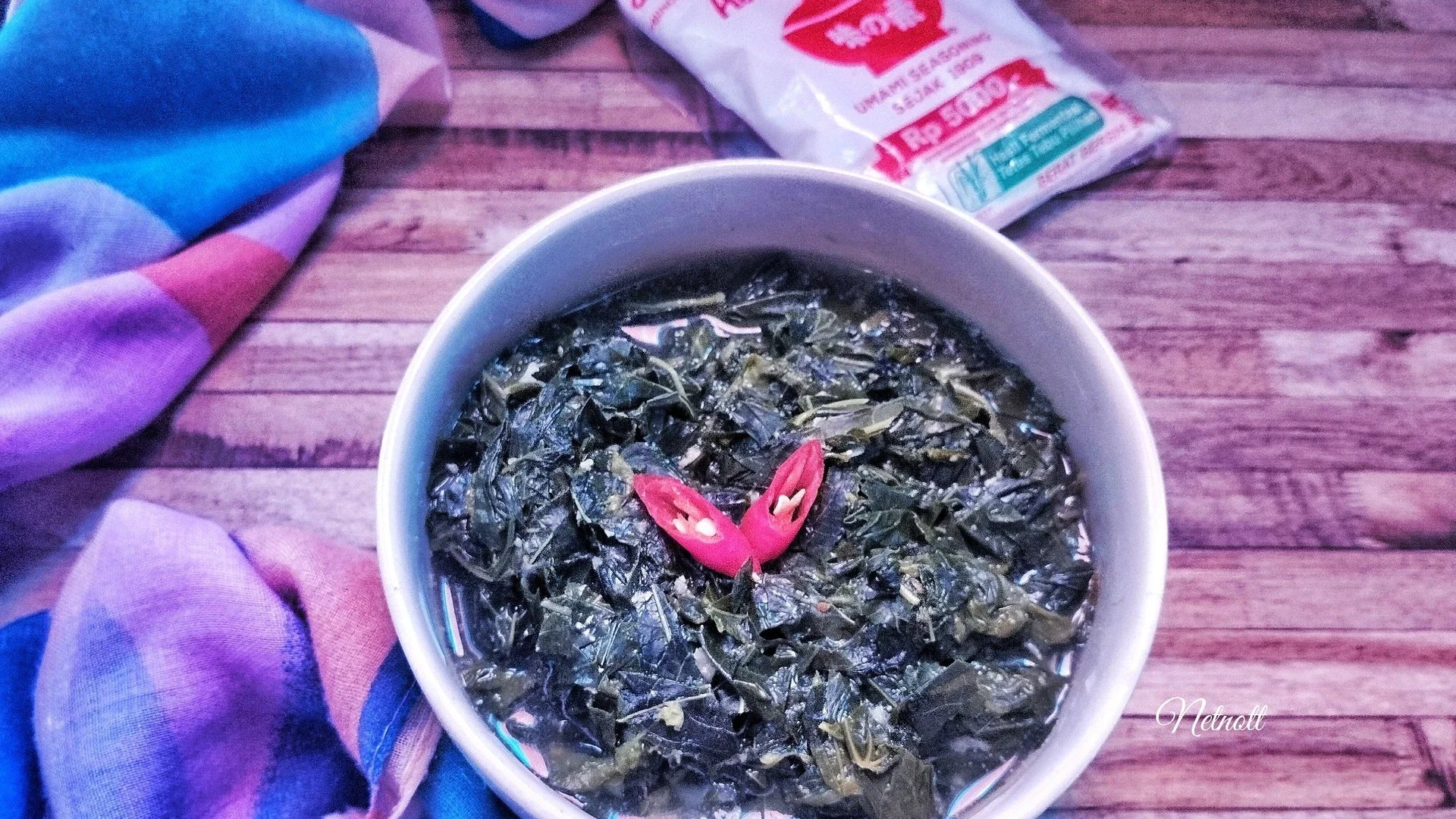 Bobor Daun Singkong Ajinomoto