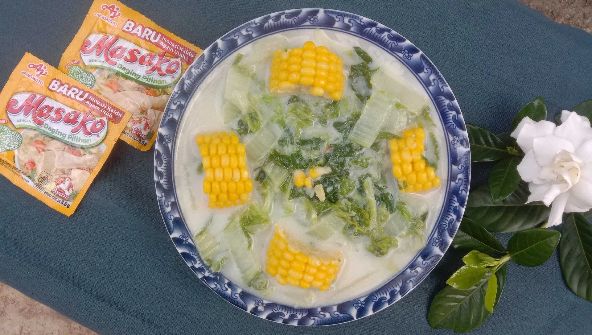 Bobor Sawi Jagung ala Masako® #PestaRasaMerdeka