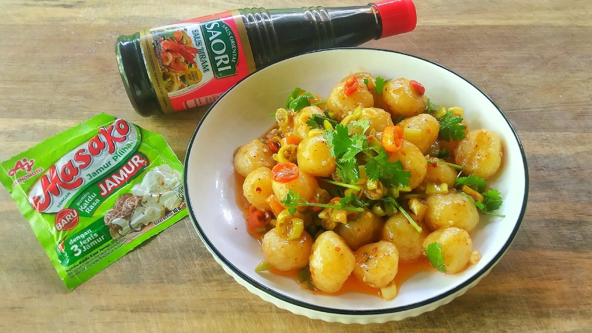 Bola-bola kentang asam pedas #KentangJadiBintang