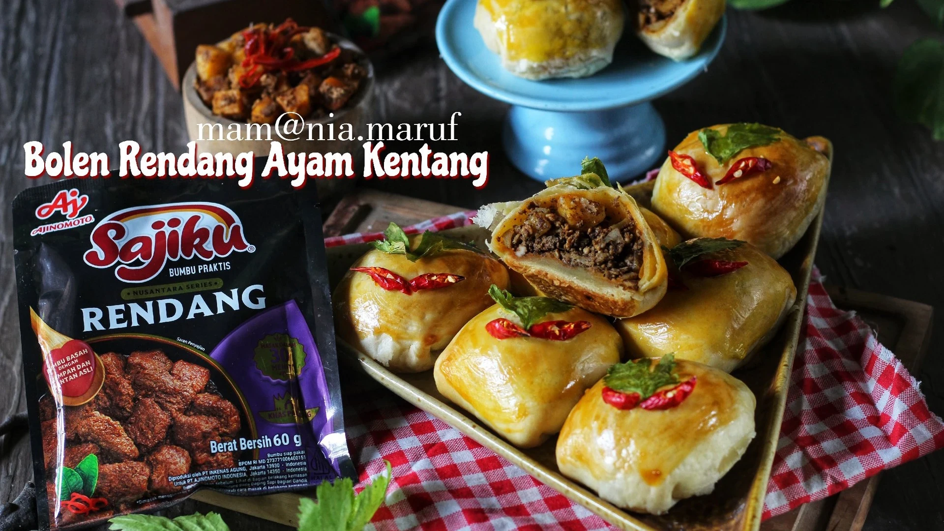 Bolen Rendang Ayam Kentang #SAJIanLebaranKU