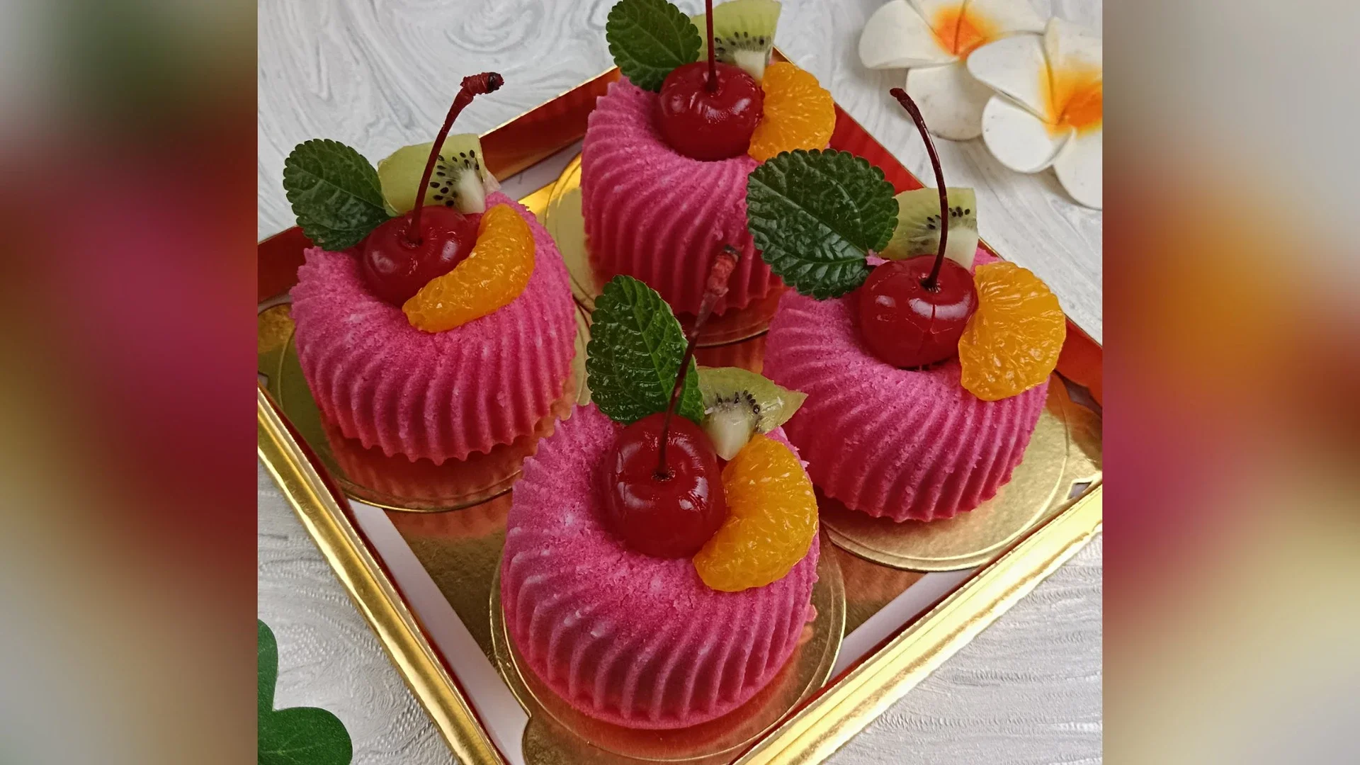 Bolu Buah Naga ala ajinomoto