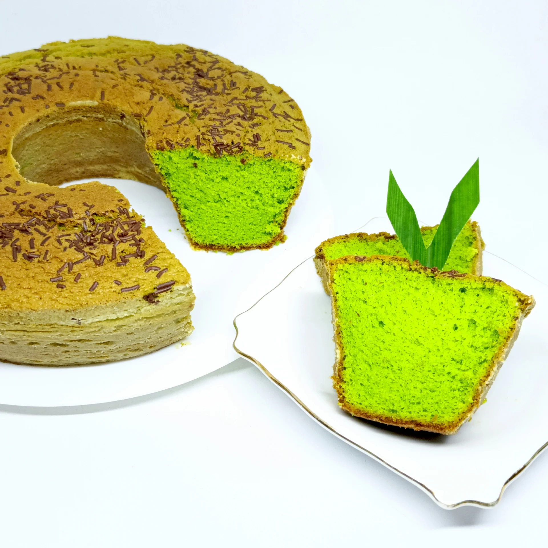 Bolu Panggang Pasta Pandan