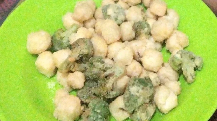 brokoli crispy & tahu imut ala @sajiku