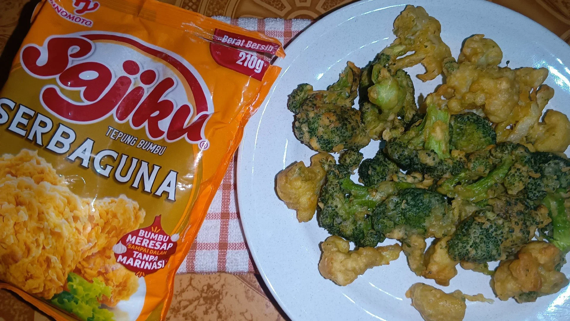 Brokoli Kembang Kol Goreng ala Sajiku #sajikulezatmeresapsampaidalam