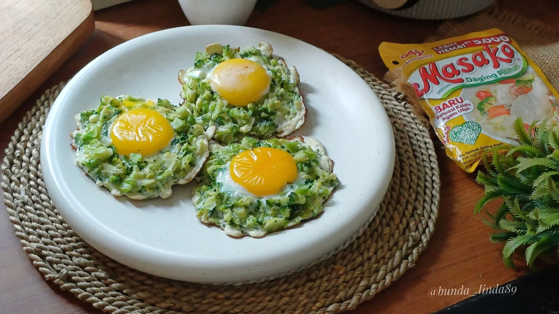 Brokoli Telur Ceplok