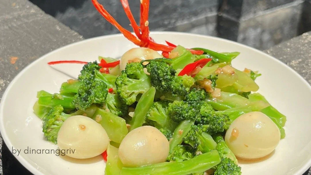 Brokoli Telur Siram Umami #MasakanPenuhCinta