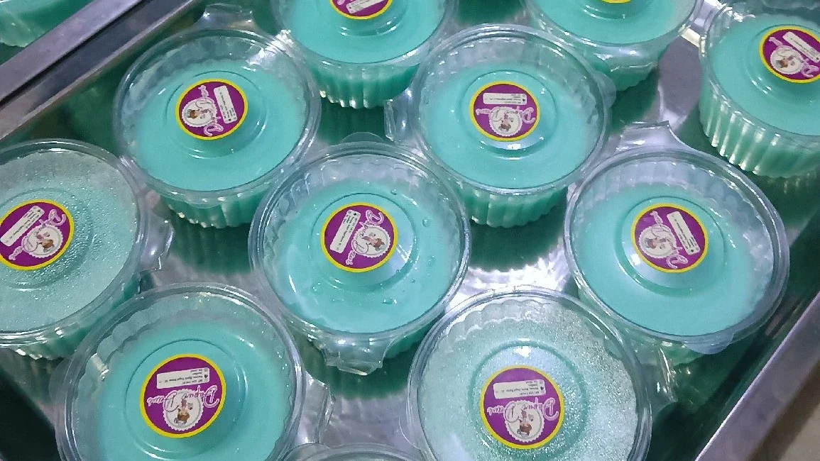 Bubble Gum Pudding ala ajinomoto