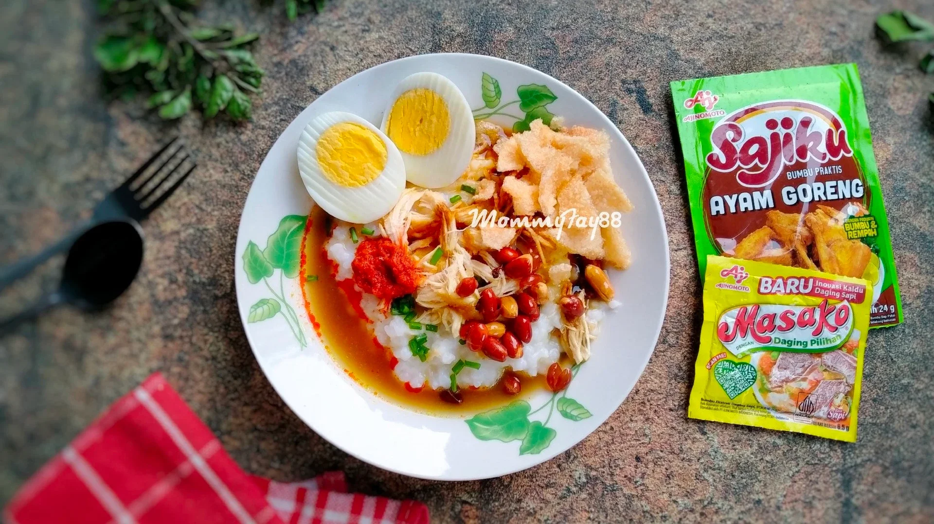 Bubur Ayam Kuah Kuning ala Sajiku #MasakanPenuhCinta