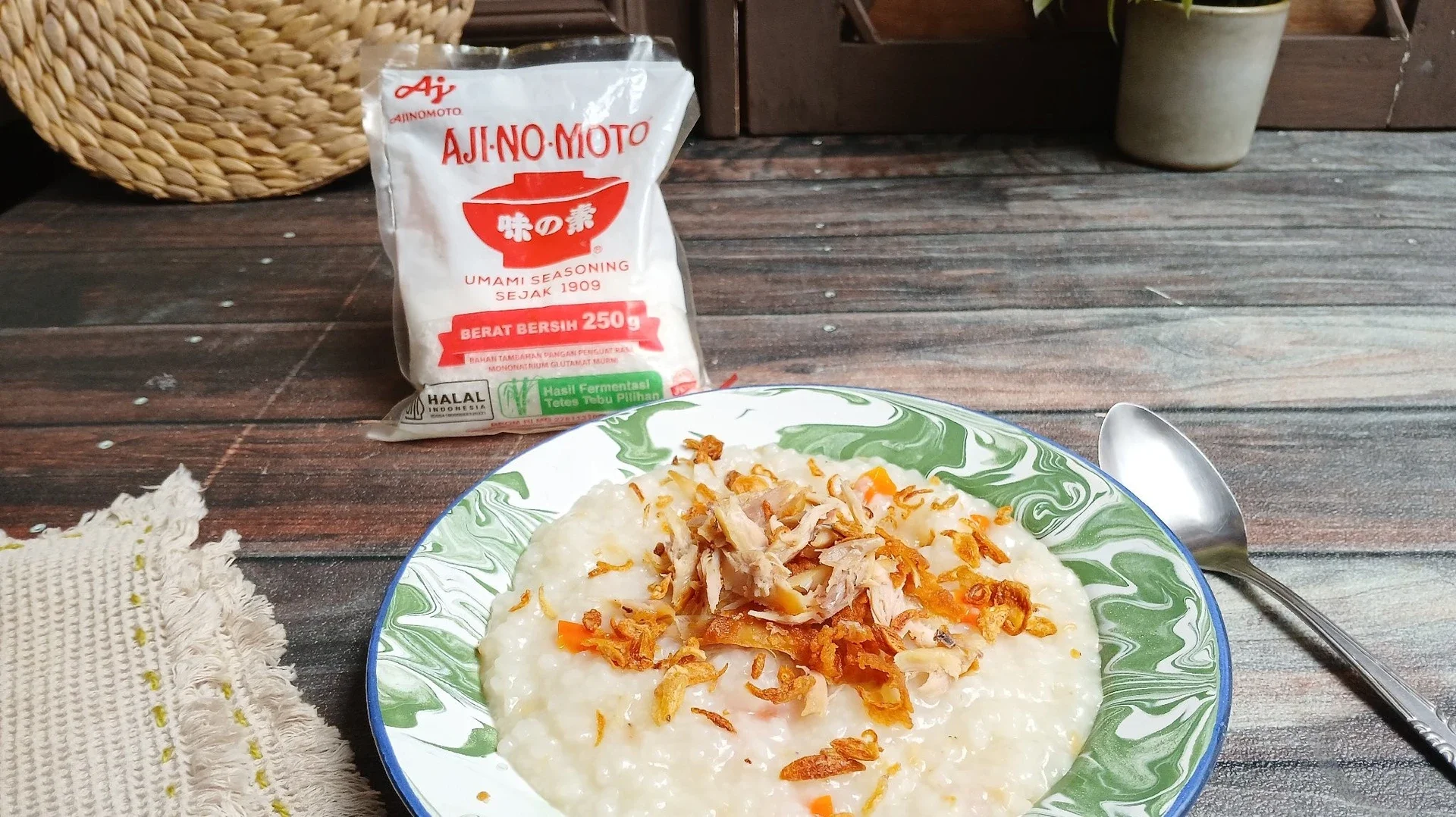 Bubur Ayam Praktis ala Aji-No-Moto