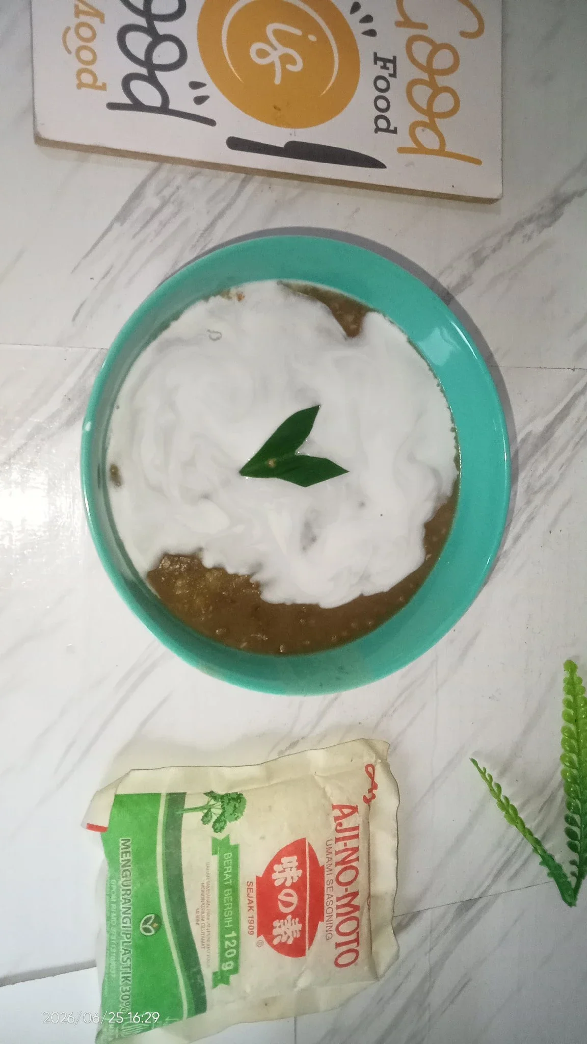 Bubur kacang hijau kuah Santan 