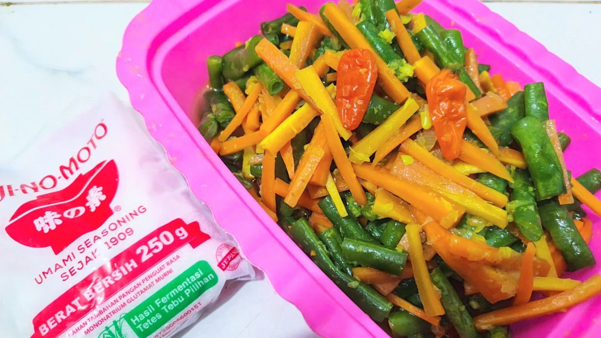 Buncis Wortel bumbu kuning 