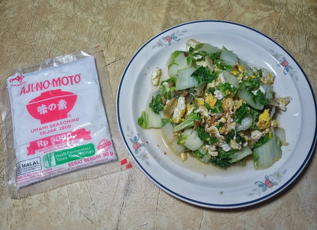 Cah Sawi Ajinomoto