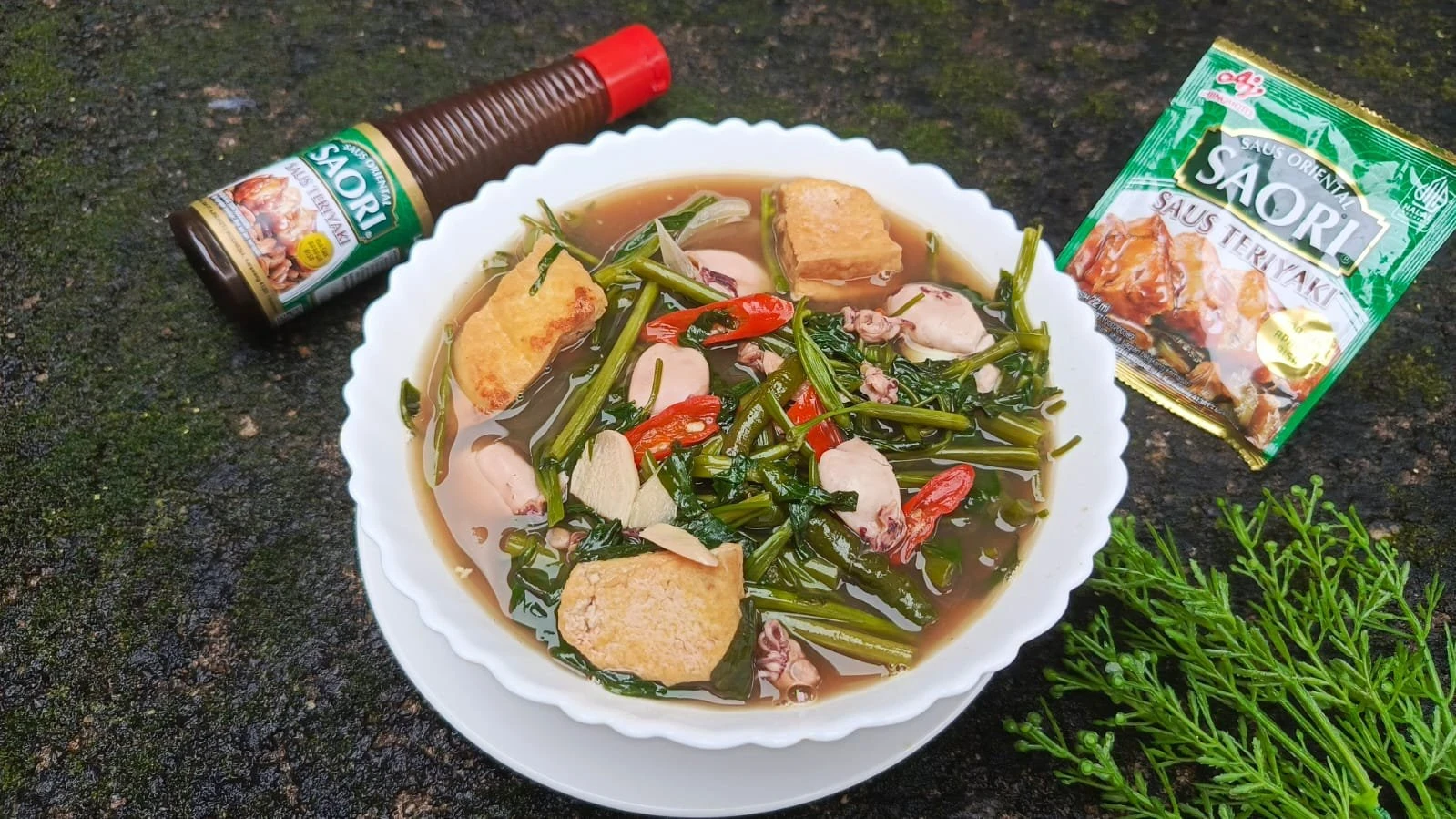 Cah Tahu Cumi Teriyaki