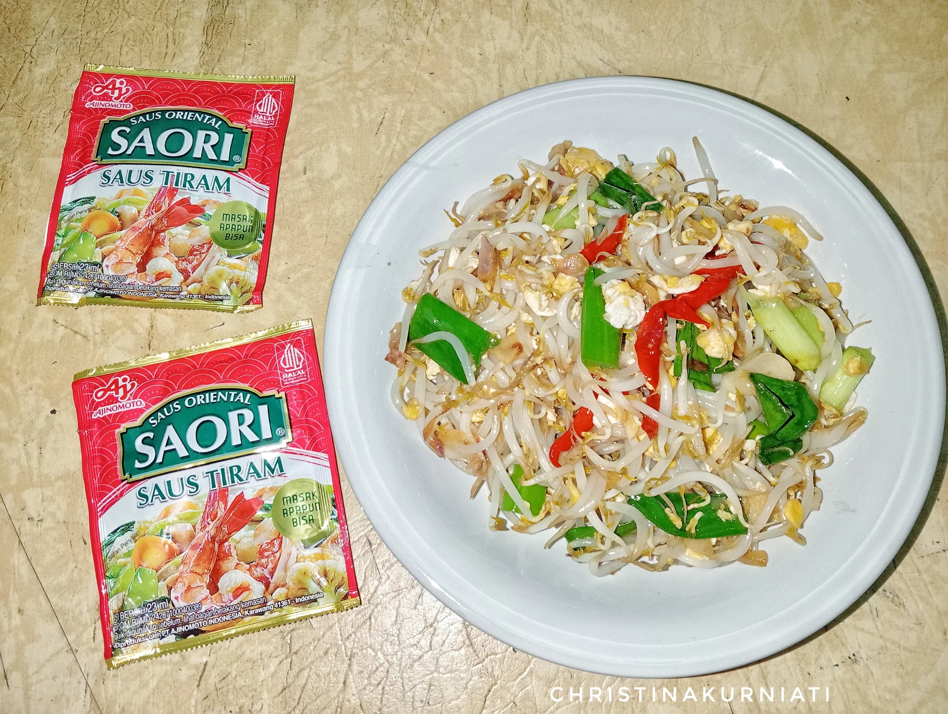 Cah tauge ala Saori