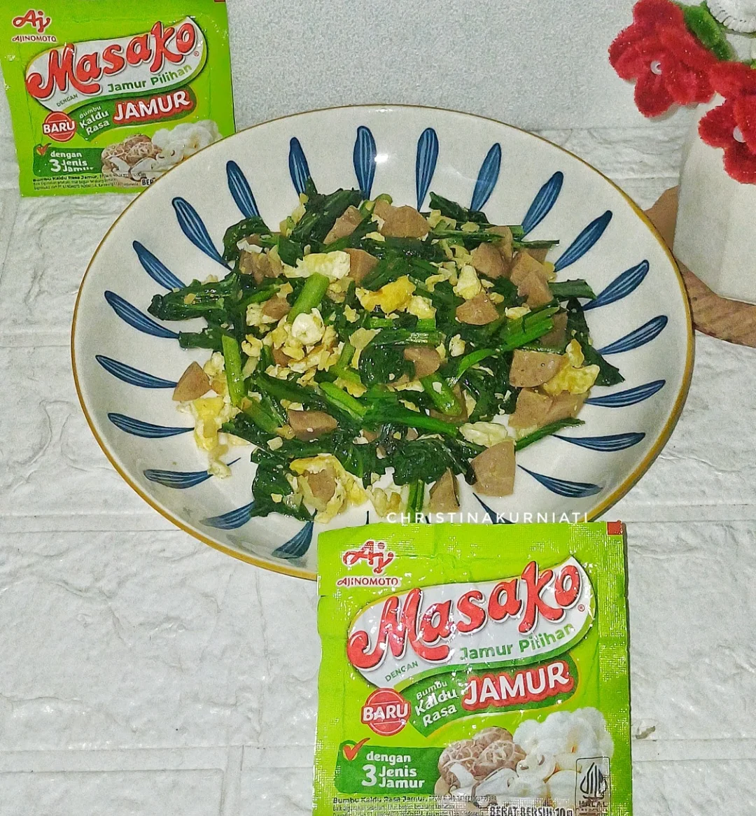Caisim Bakso Telur