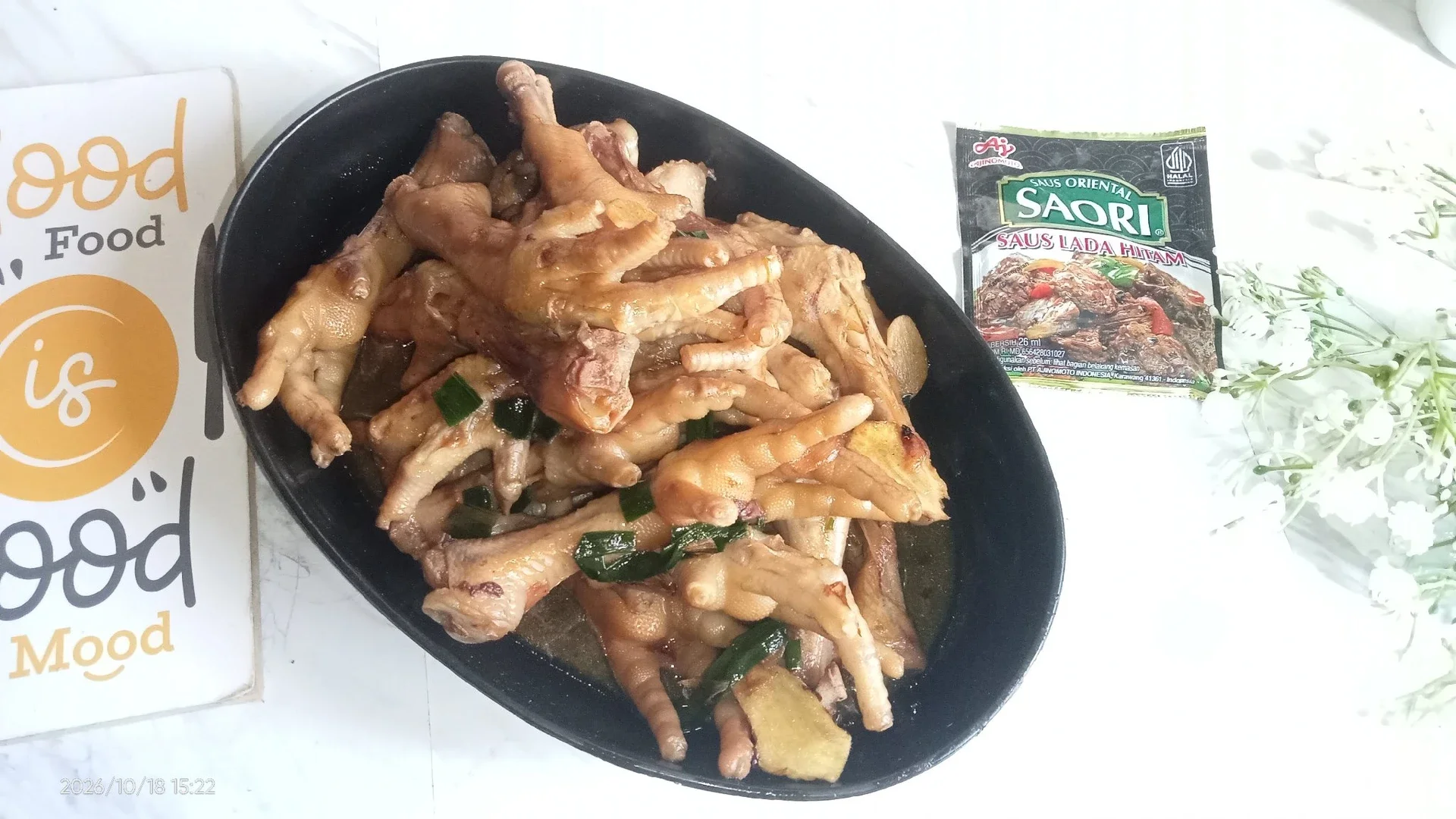 Caker Ayam Bumbu Saori Lada Hitam 