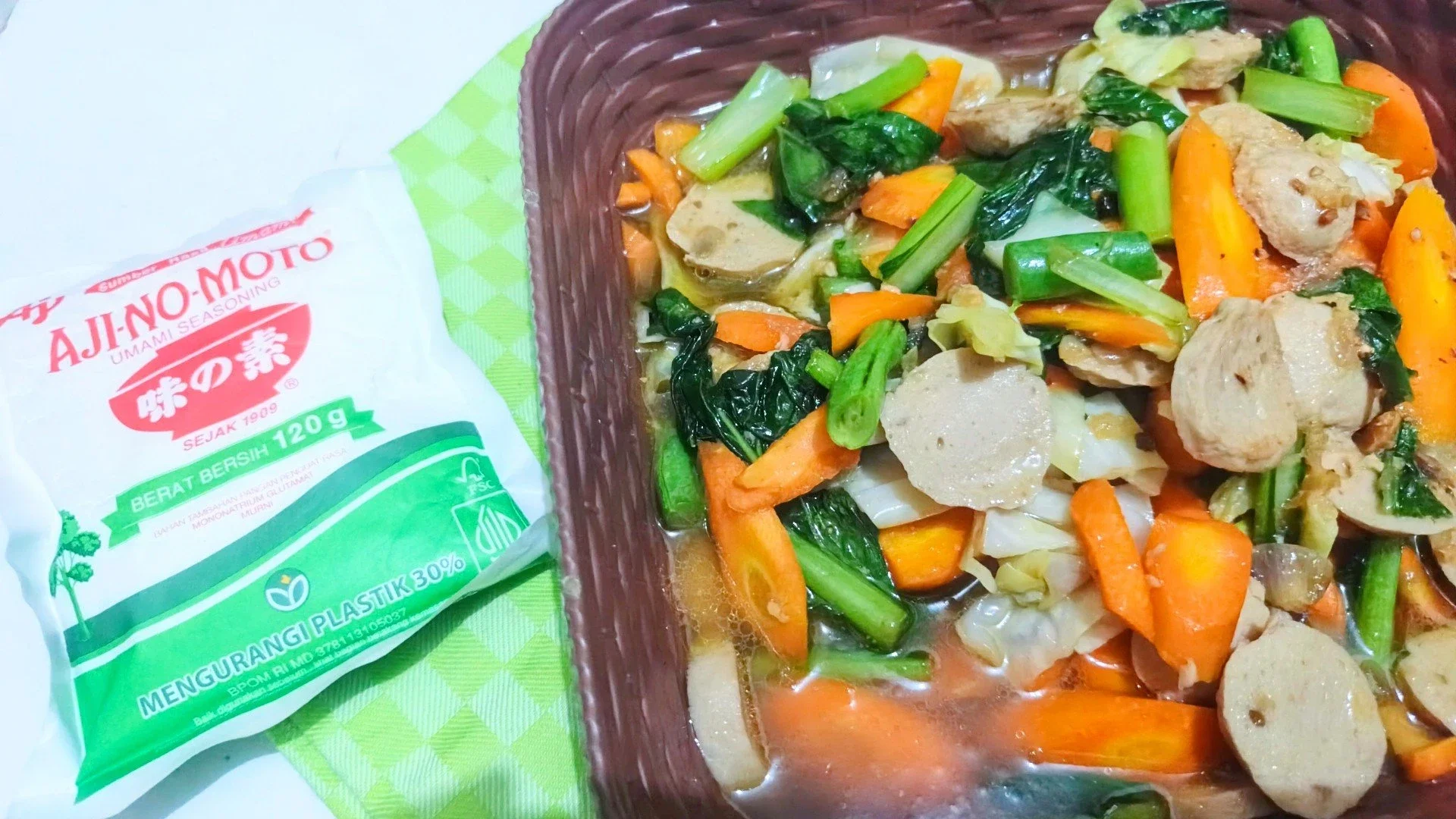 Capcay ala Ajinomoto 