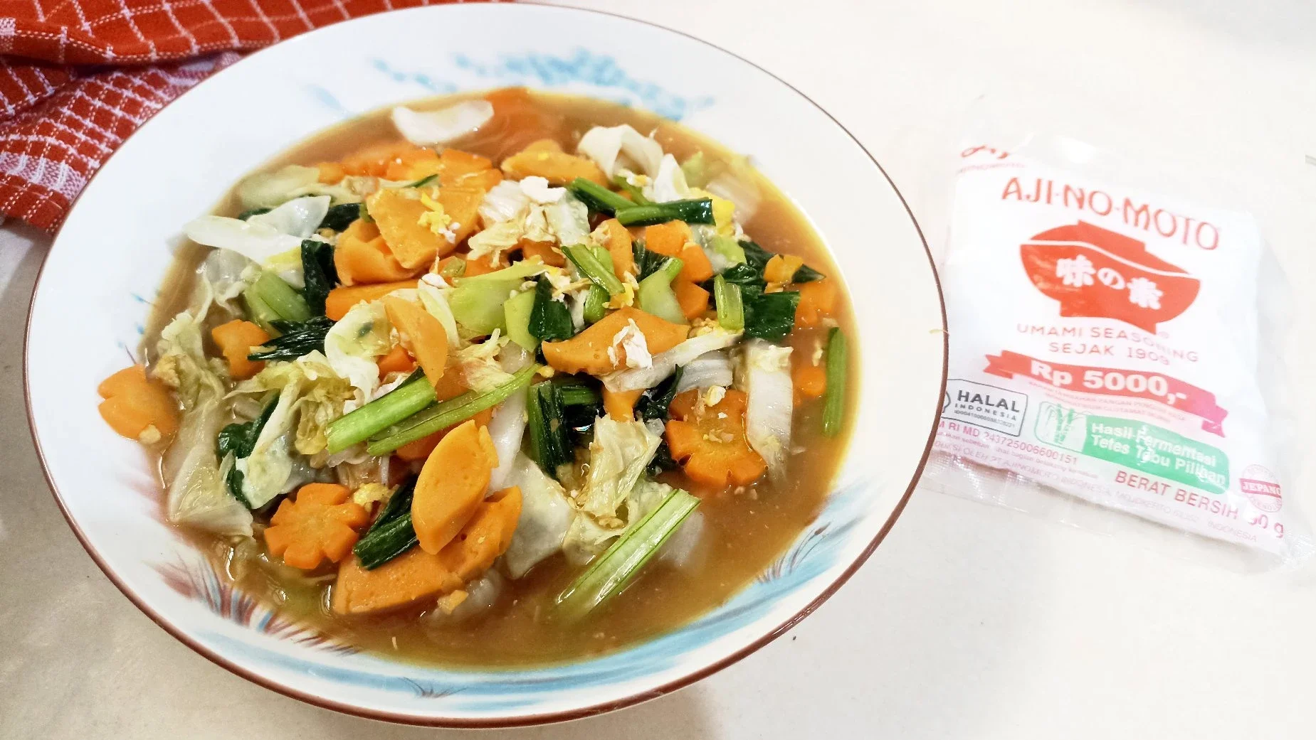 Capcay Kuah Sosis