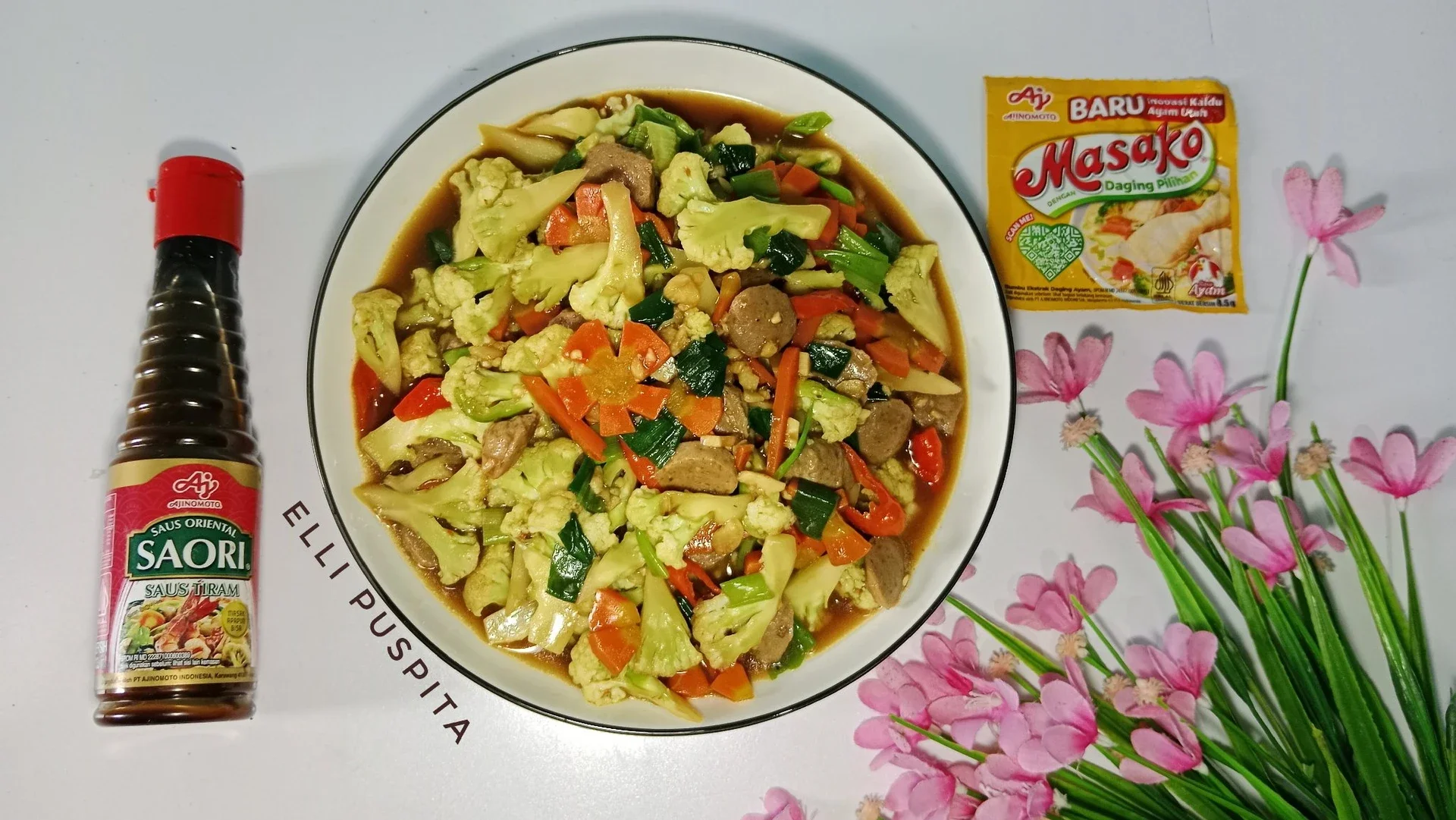 capcay sayur ala saori