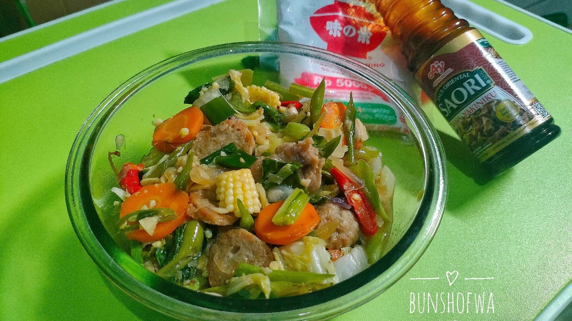 Capcay Sayur Bakso Saori Yakiniku