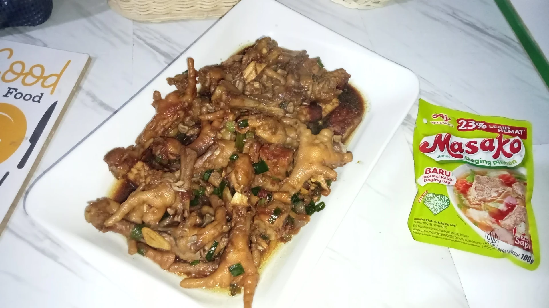 Ceker Ayam lunak bumbu kecap 