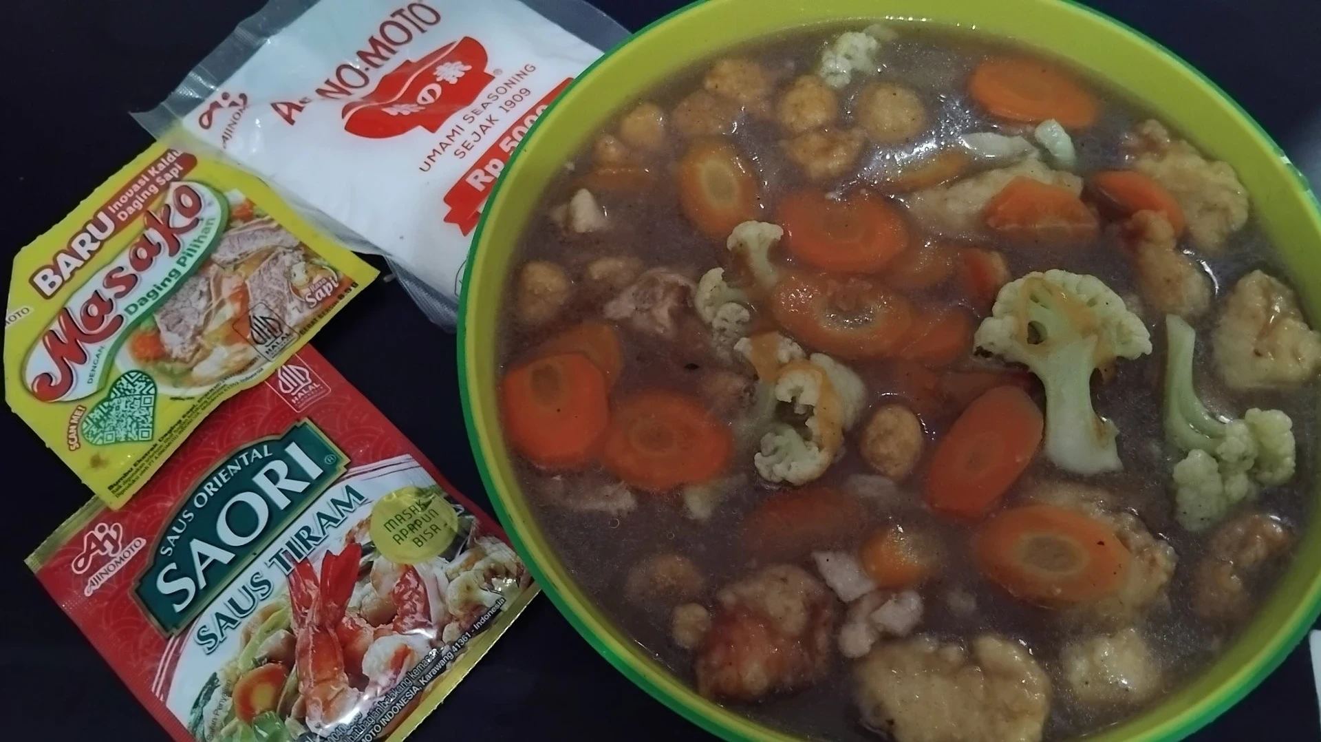 Chicken Bite Siram Sayur Saus Tiram