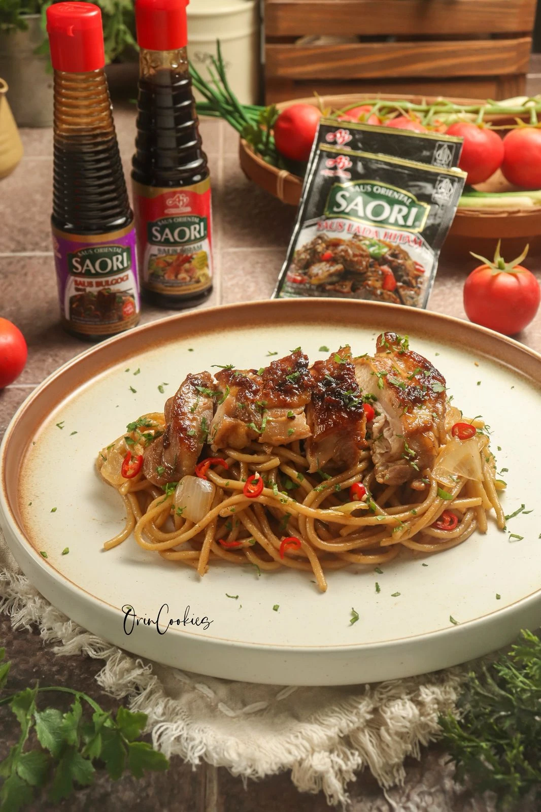 Chicken Bulgogi Spaghetti