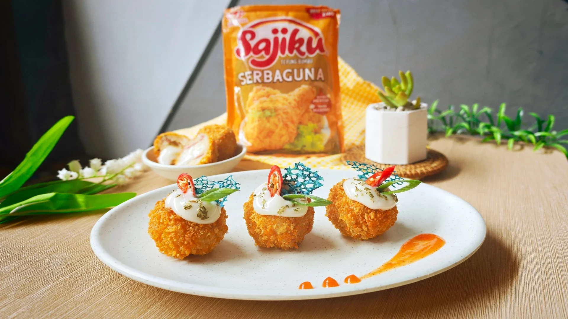 Chicken Cheese Ball ala Sajiku